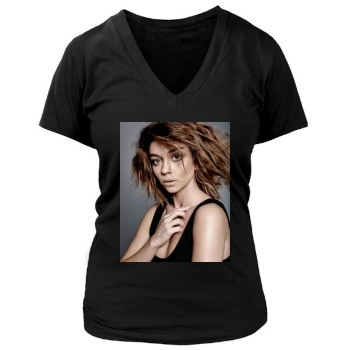 Sarah Hyland Women's Deep V-Neck TShirt