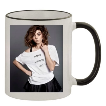 Sarah Hyland 11oz Colored Rim & Handle Mug