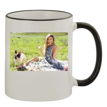 Sarah Hyland 11oz Colored Rim & Handle Mug