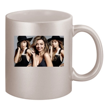 Sarah Hyland 11oz Metallic Silver Mug