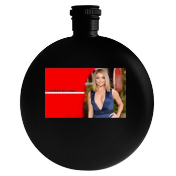 Sarah Hyland Round Flask