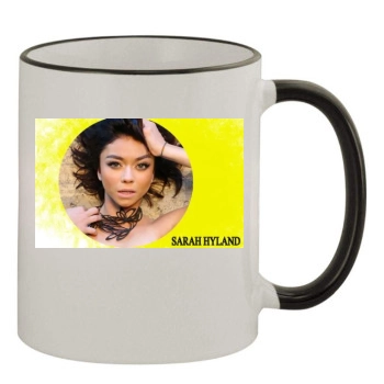 Sarah Hyland 11oz Colored Rim & Handle Mug