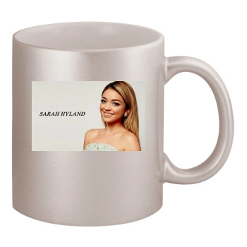 Sarah Hyland 11oz Metallic Silver Mug