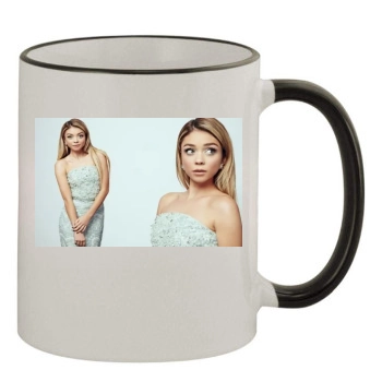 Sarah Hyland 11oz Colored Rim & Handle Mug