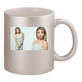 Sarah Hyland 11oz Metallic Silver Mug