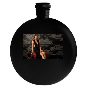 Sarah Hyland Round Flask