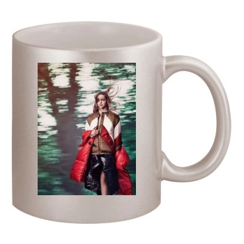 Sasha Pivovarova 11oz Metallic Silver Mug