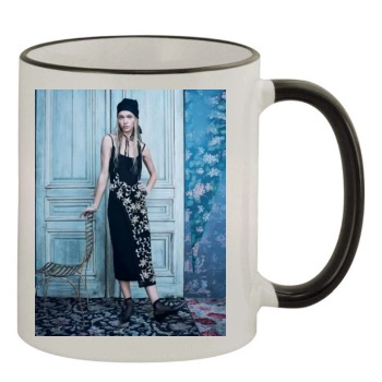 Sasha Pivovarova 11oz Colored Rim & Handle Mug