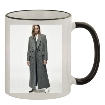 Sasha Pivovarova 11oz Colored Rim & Handle Mug