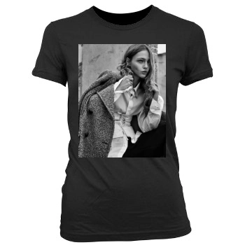 Sasha Pivovarova Women's Junior Cut Crewneck T-Shirt