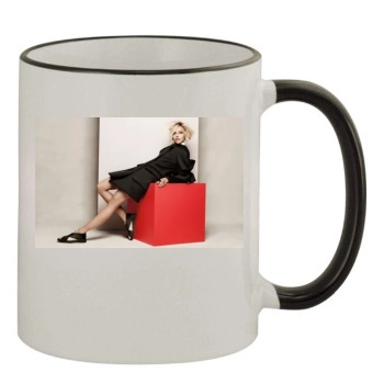 Sasha Pivovarova 11oz Colored Rim & Handle Mug