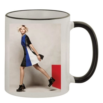 Sasha Pivovarova 11oz Colored Rim & Handle Mug