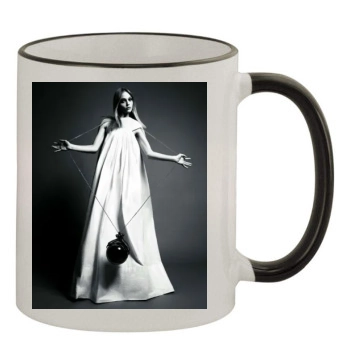 Sasha Pivovarova 11oz Colored Rim & Handle Mug