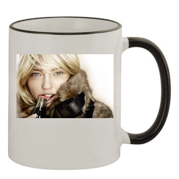 Sasha Pivovarova 11oz Colored Rim & Handle Mug