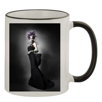 Sasha Pivovarova 11oz Colored Rim & Handle Mug