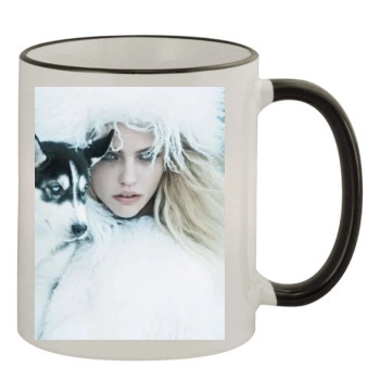 Sasha Pivovarova 11oz Colored Rim & Handle Mug