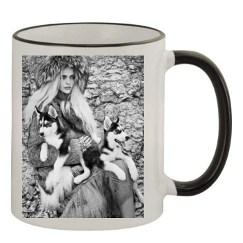 Sasha Pivovarova 11oz Colored Rim & Handle Mug