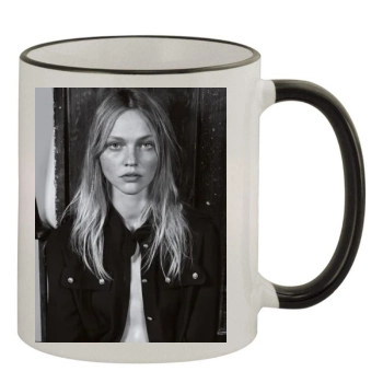 Sasha Pivovarova 11oz Colored Rim & Handle Mug