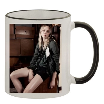 Sasha Pivovarova 11oz Colored Rim & Handle Mug