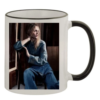 Sasha Pivovarova 11oz Colored Rim & Handle Mug