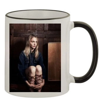 Sasha Pivovarova 11oz Colored Rim & Handle Mug