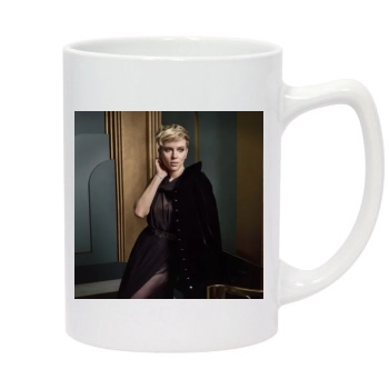 Scarlett Johansson 14oz White Statesman Mug