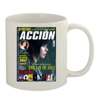 Scarlett Johansson 11oz White Mug