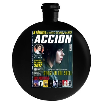 Scarlett Johansson Round Flask