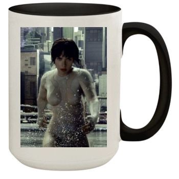 Scarlett Johansson 15oz Colored Inner & Handle Mug