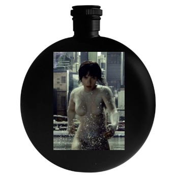 Scarlett Johansson Round Flask