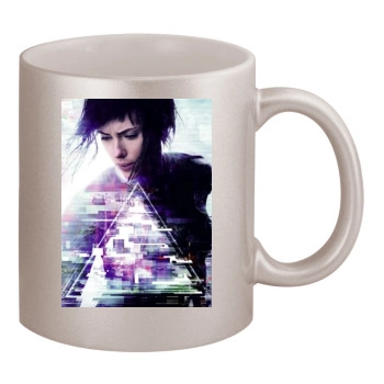 Scarlett Johansson 11oz Metallic Silver Mug