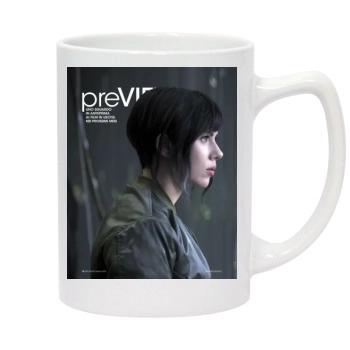 Scarlett Johansson 14oz White Statesman Mug