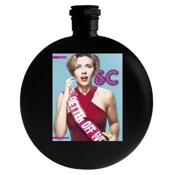 Scarlett Johansson Round Flask