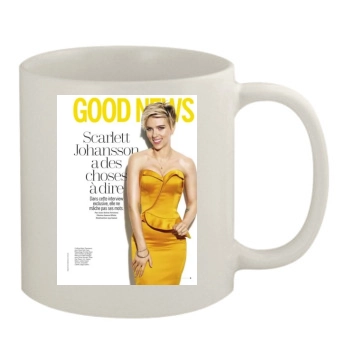 Scarlett Johansson 11oz White Mug