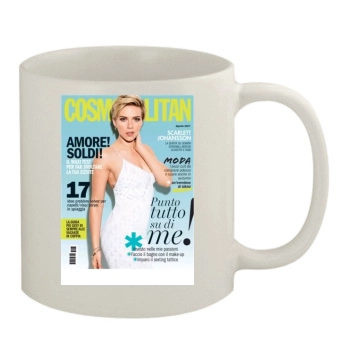 Scarlett Johansson 11oz White Mug