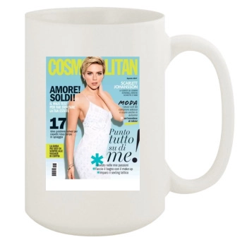 Scarlett Johansson 15oz White Mug