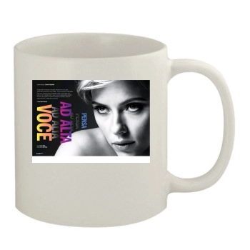 Scarlett Johansson 11oz White Mug