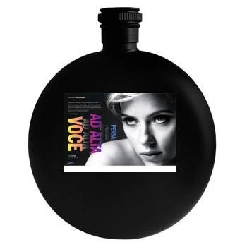 Scarlett Johansson Round Flask