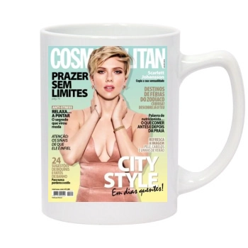 Scarlett Johansson 14oz White Statesman Mug