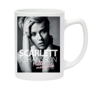 Scarlett Johansson 14oz White Statesman Mug