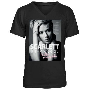 Scarlett Johansson Men's V-Neck T-Shirt