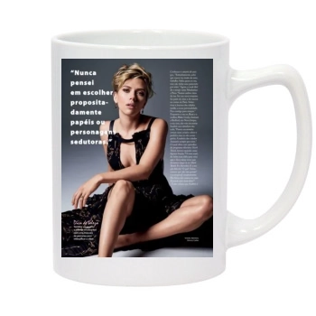 Scarlett Johansson 14oz White Statesman Mug