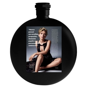 Scarlett Johansson Round Flask