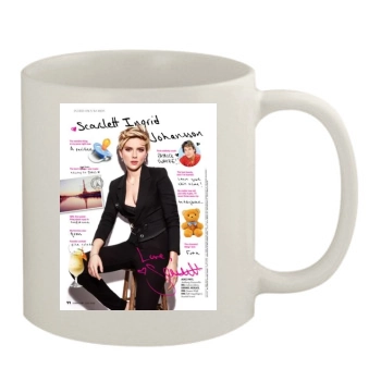 Scarlett Johansson 11oz White Mug