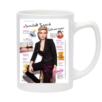 Scarlett Johansson 14oz White Statesman Mug