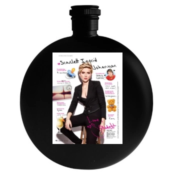 Scarlett Johansson Round Flask