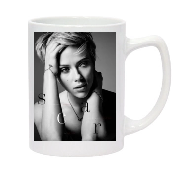 Scarlett Johansson 14oz White Statesman Mug