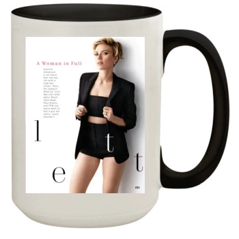 Scarlett Johansson 15oz Colored Inner & Handle Mug