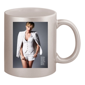 Scarlett Johansson 11oz Metallic Silver Mug