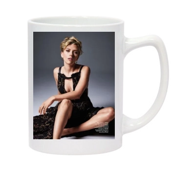 Scarlett Johansson 14oz White Statesman Mug